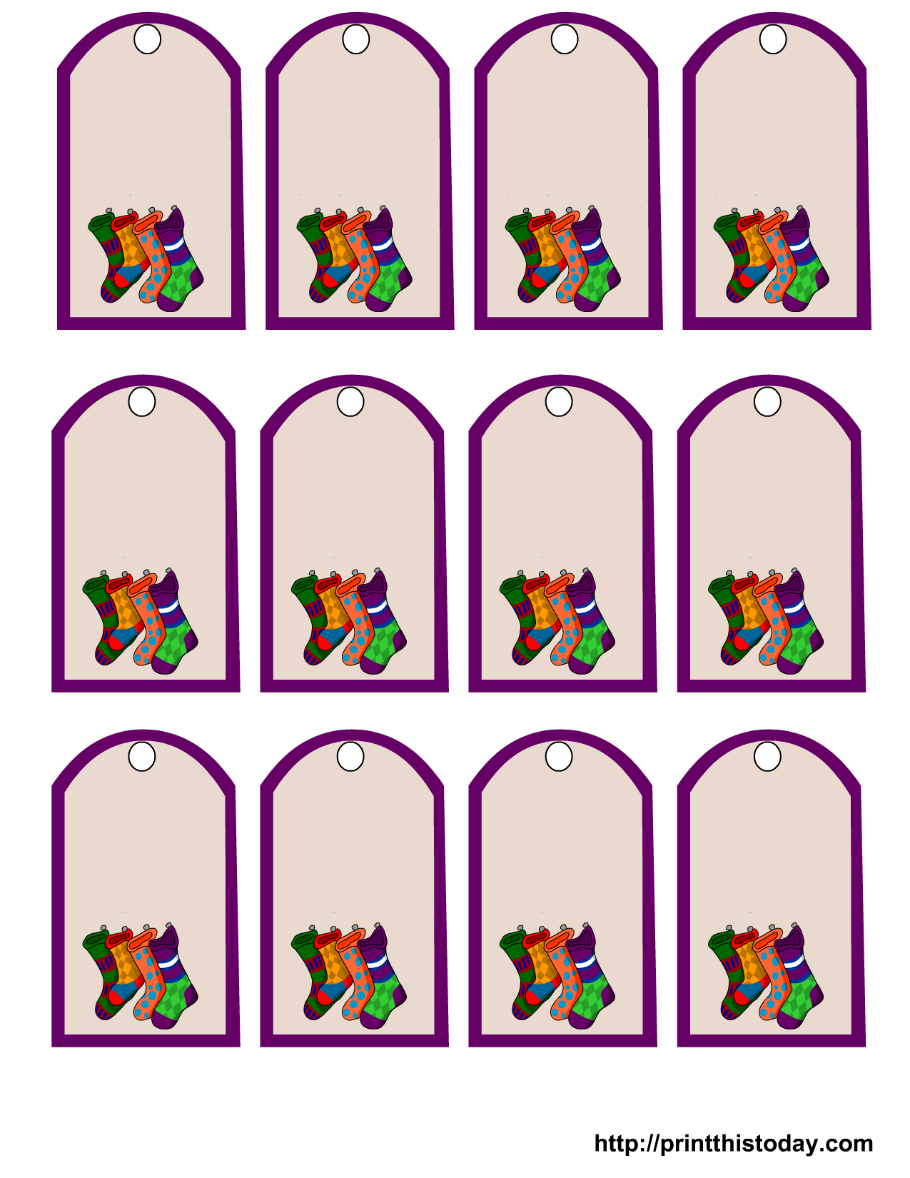 Save 60 Free Printable Christmas Gift Tags Ideas 12