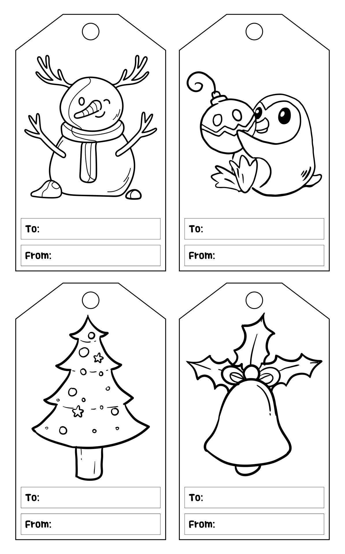 Save 60 Free Printable Christmas Gift Tags Ideas 21