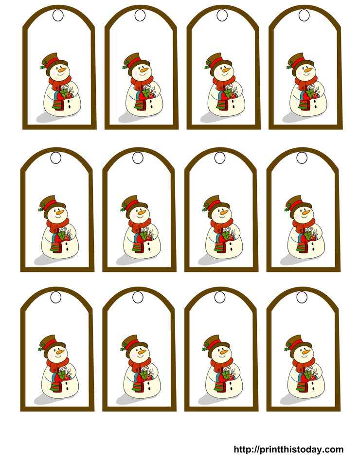 Save 60 Free Printable Christmas Gift Tags Ideas 29