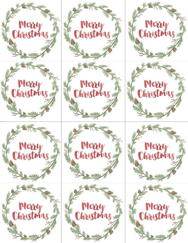 Save 60 Free Printable Christmas Gift Tags Ideas 37
