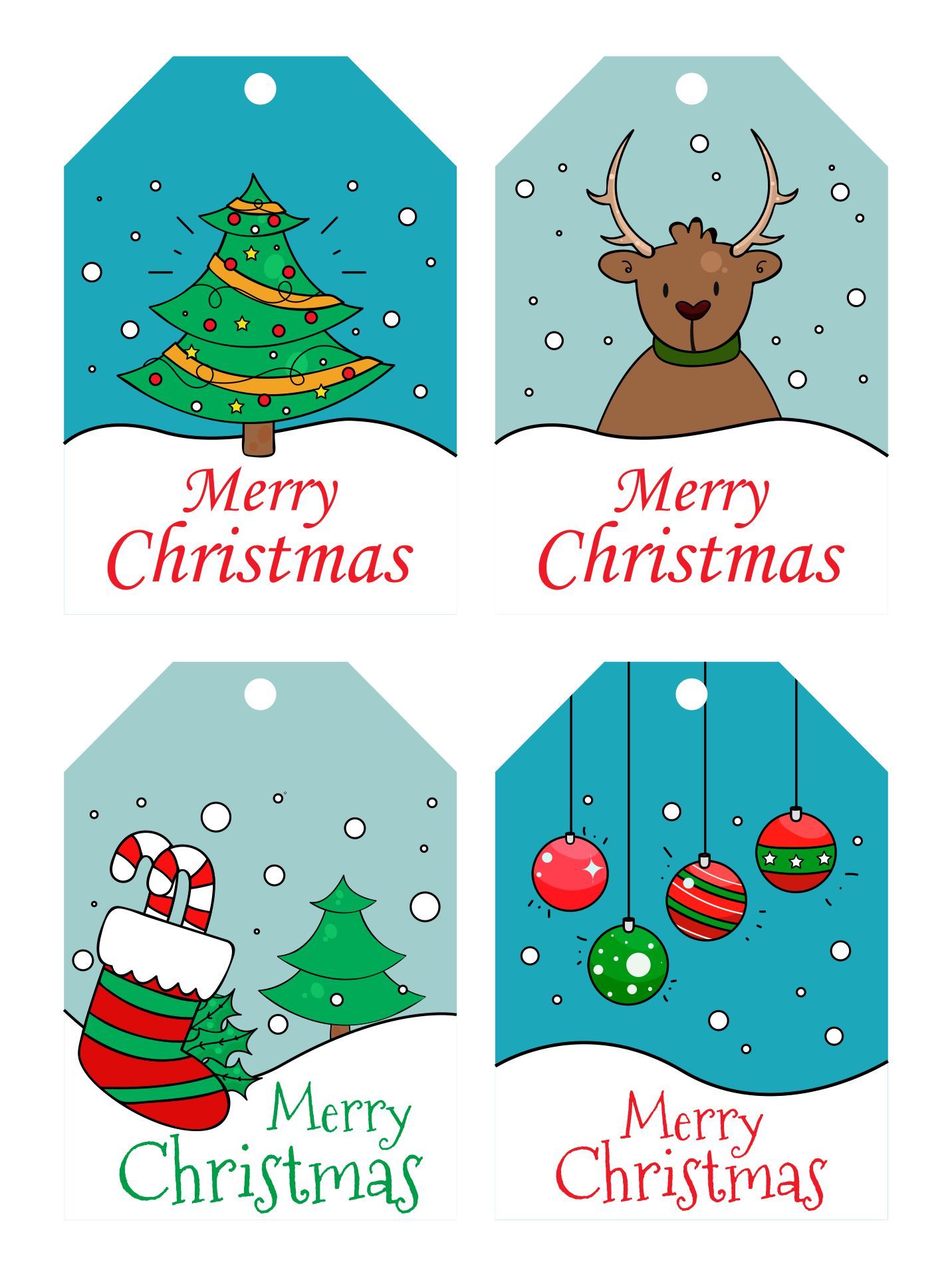 Save 60 Free Printable Christmas Gift Tags Ideas 38