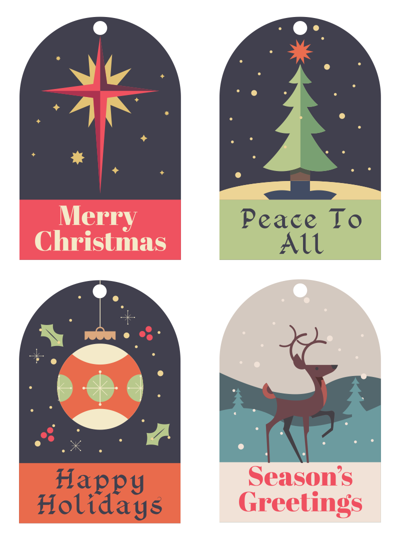 Save 60 Free Printable Christmas Gift Tags Ideas 41