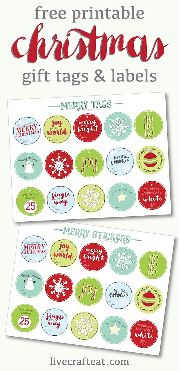 Save 60 Free Printable Christmas Gift Tags Ideas 57
