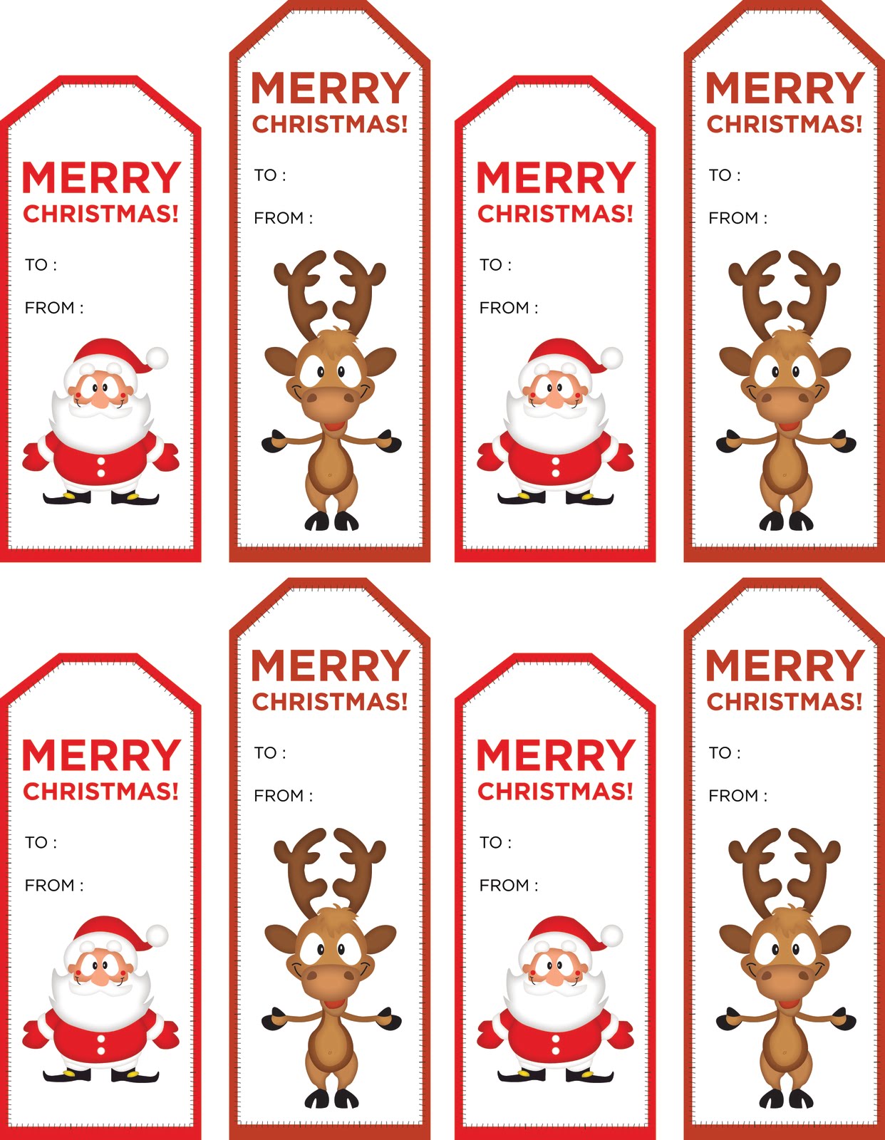 Save 60 Free Printable Christmas Gift Tags Ideas 7