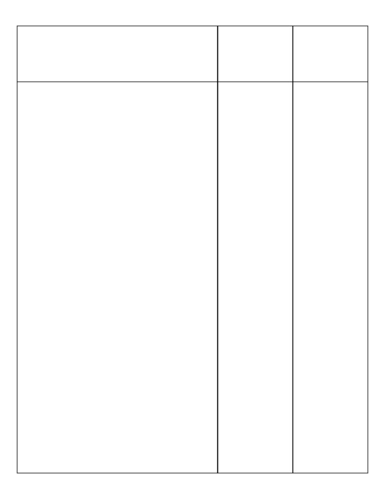 Save 60 Printable 3 Column Template Ideas 38