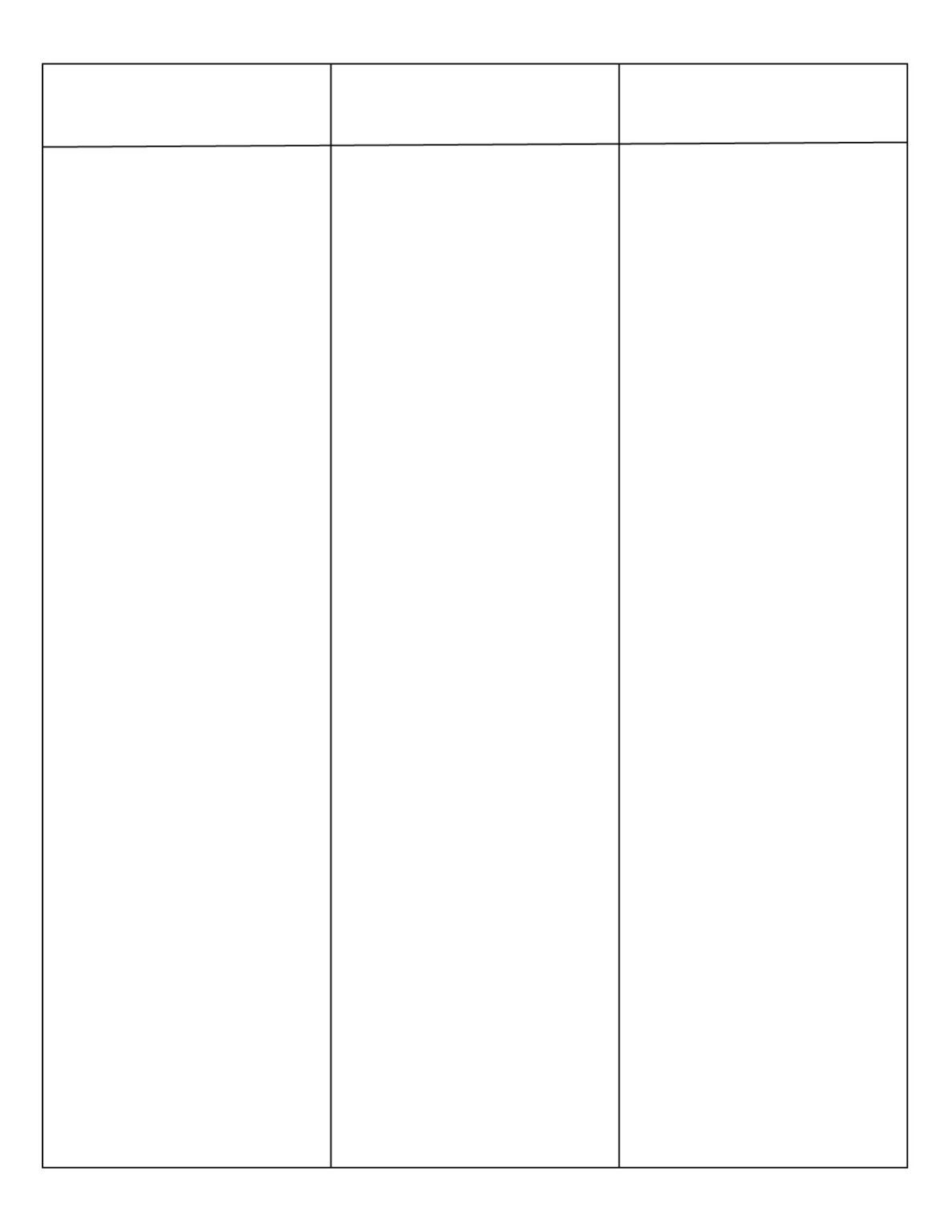 Save 60 Printable 3 Column Template Ideas 53