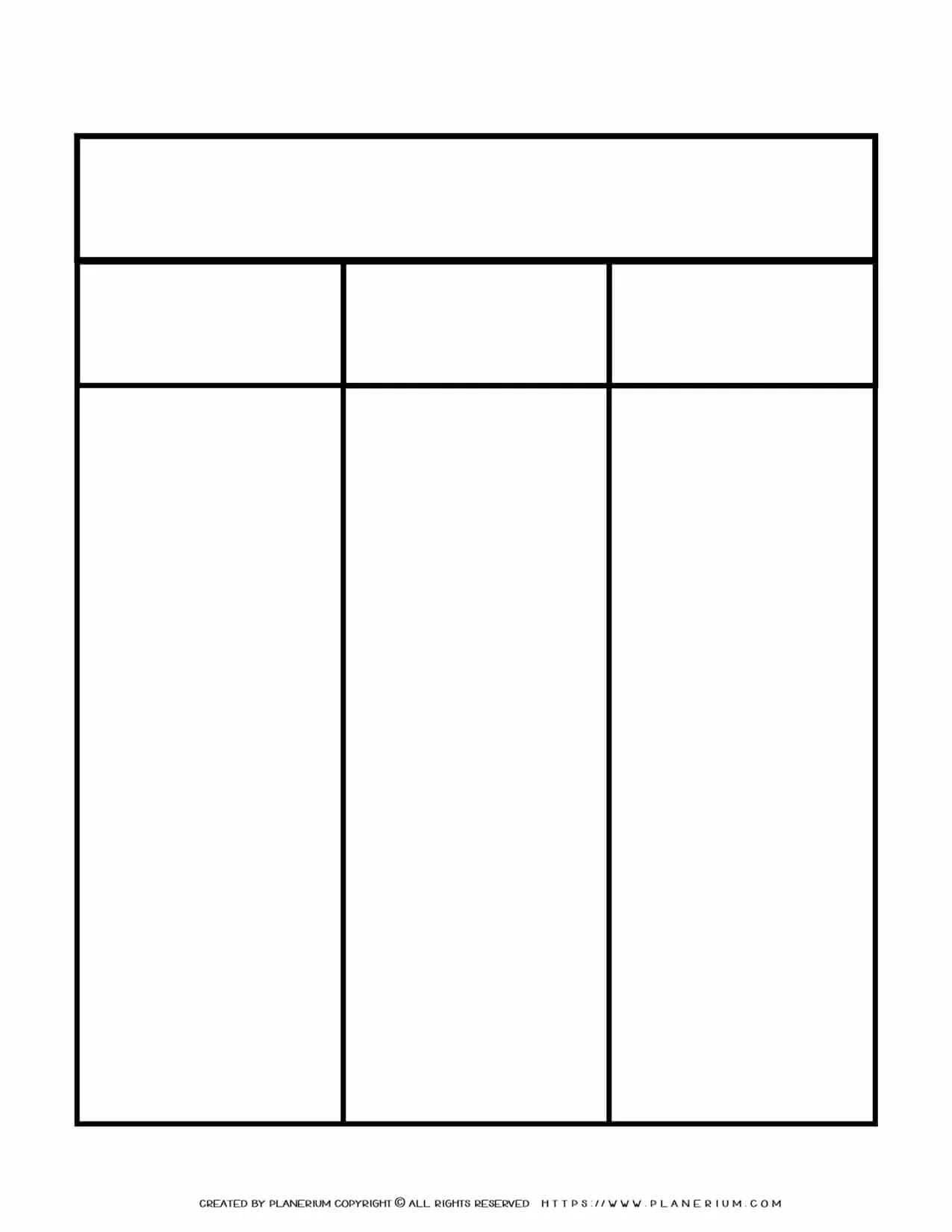Save 60 Printable 3 Column Template Ideas 6