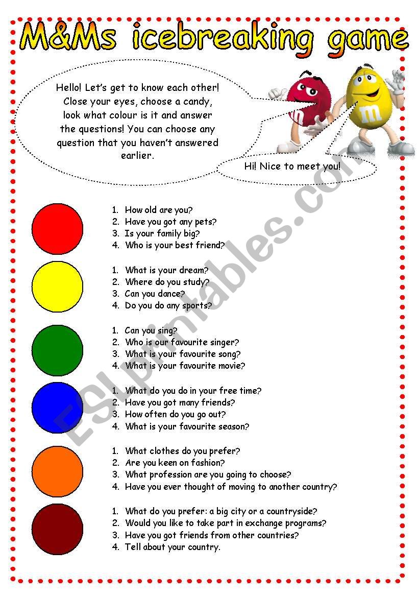 Save 60 Printable Ice Breaker Games Ideas 29