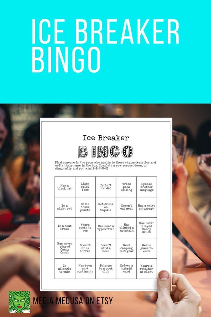 Save 60 Printable Ice Breaker Games Ideas 60