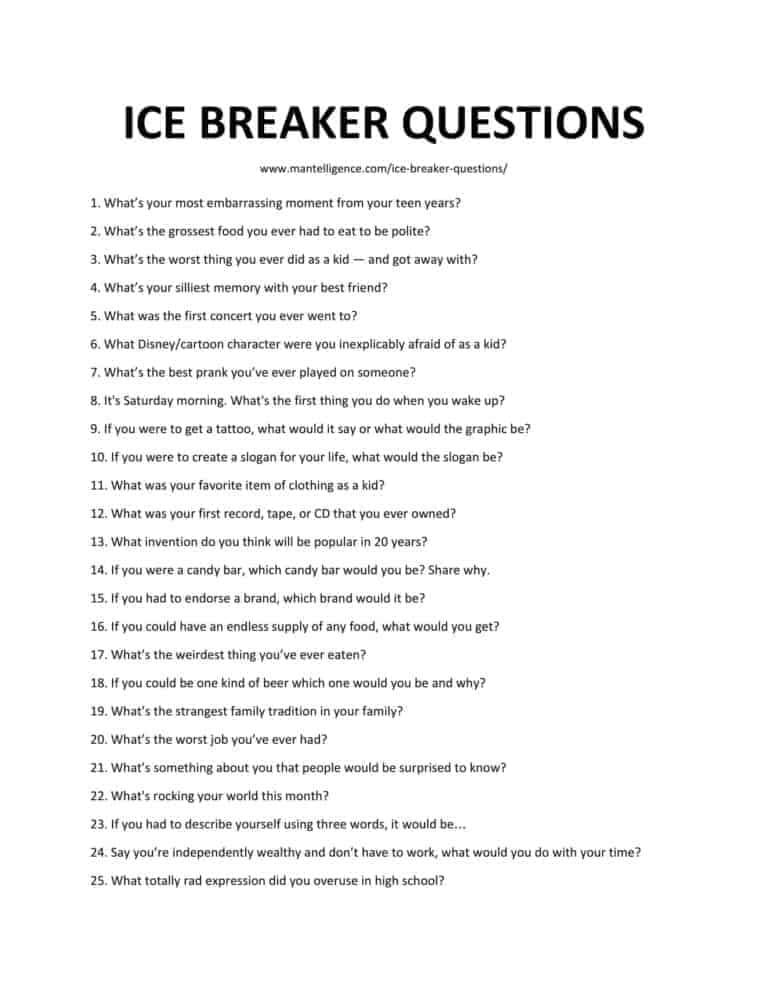 Save 60 Printable Ice Breaker Games Ideas 7