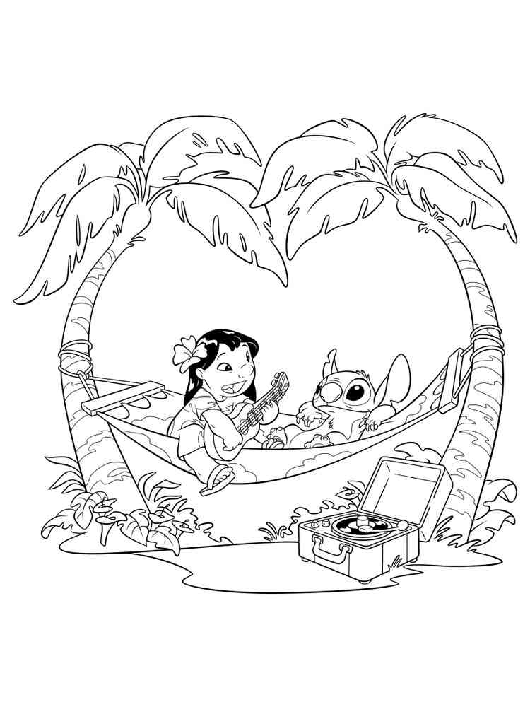 Save 60 Printable Lilo And Stitch Coloring Pages Ideas 14