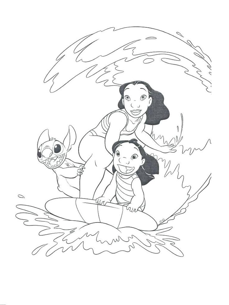 Save 60 Printable Lilo And Stitch Coloring Pages Ideas 22
