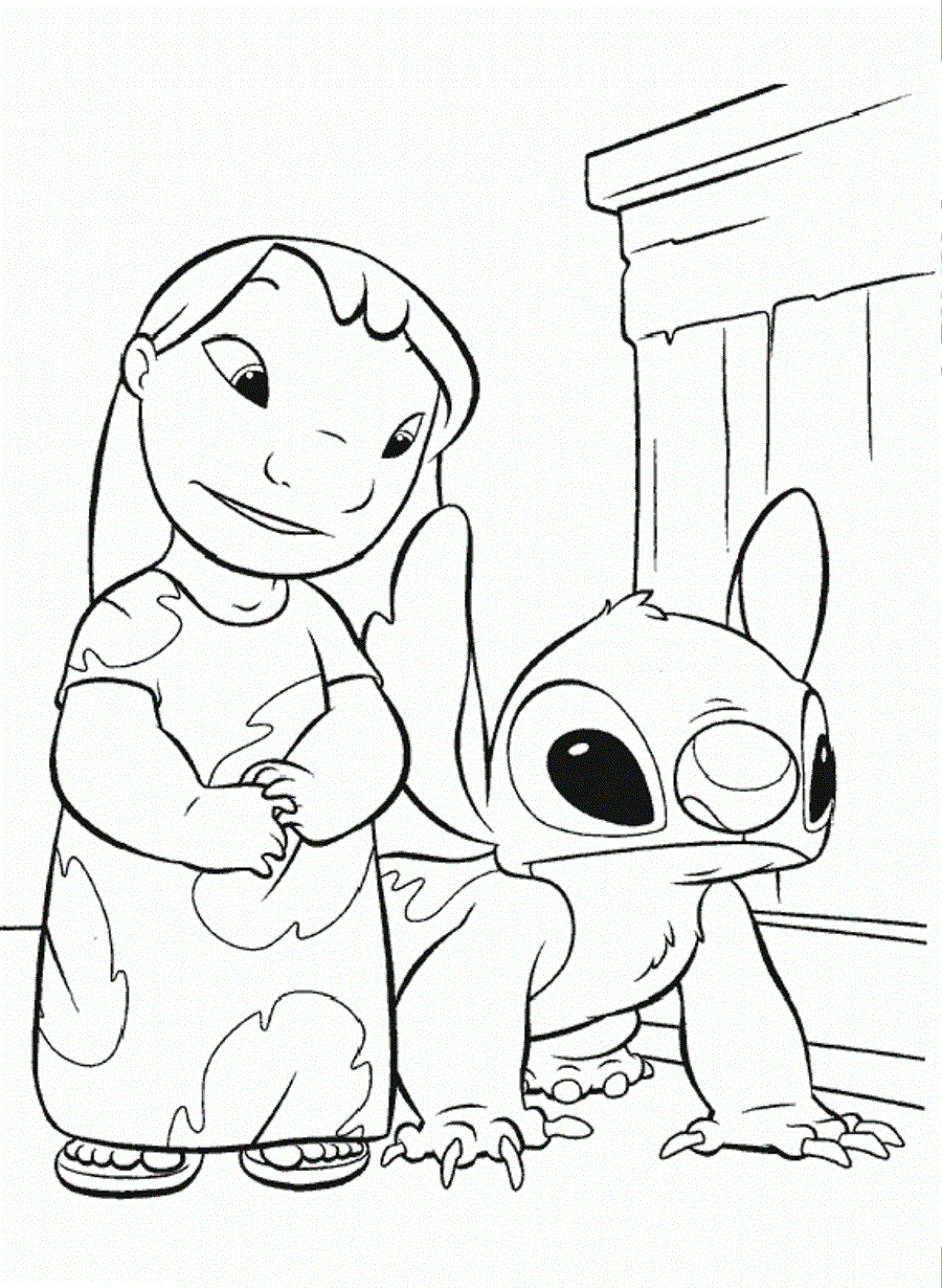 Save 60 Printable Lilo And Stitch Coloring Pages Ideas 29