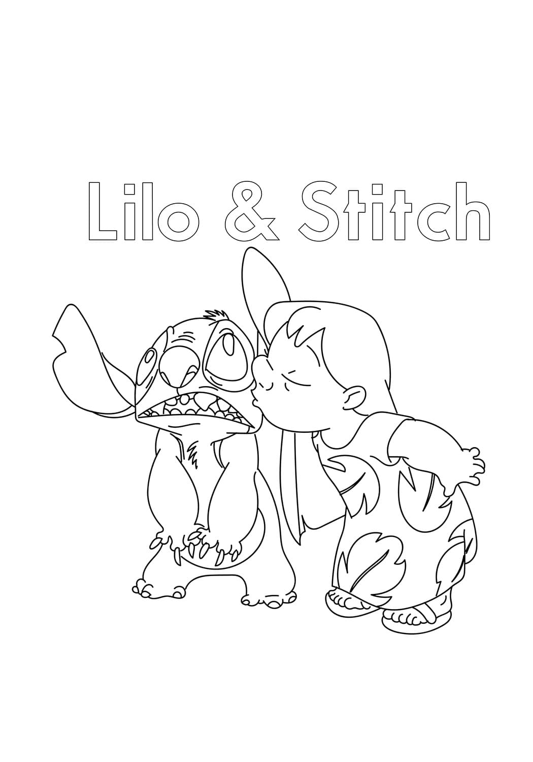 Save 60 Printable Lilo And Stitch Coloring Pages Ideas 42