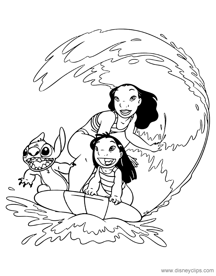 Save 60 Printable Lilo And Stitch Coloring Pages Ideas 5