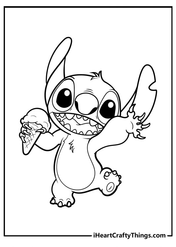 Save 60 Printable Lilo And Stitch Coloring Pages Ideas 7
