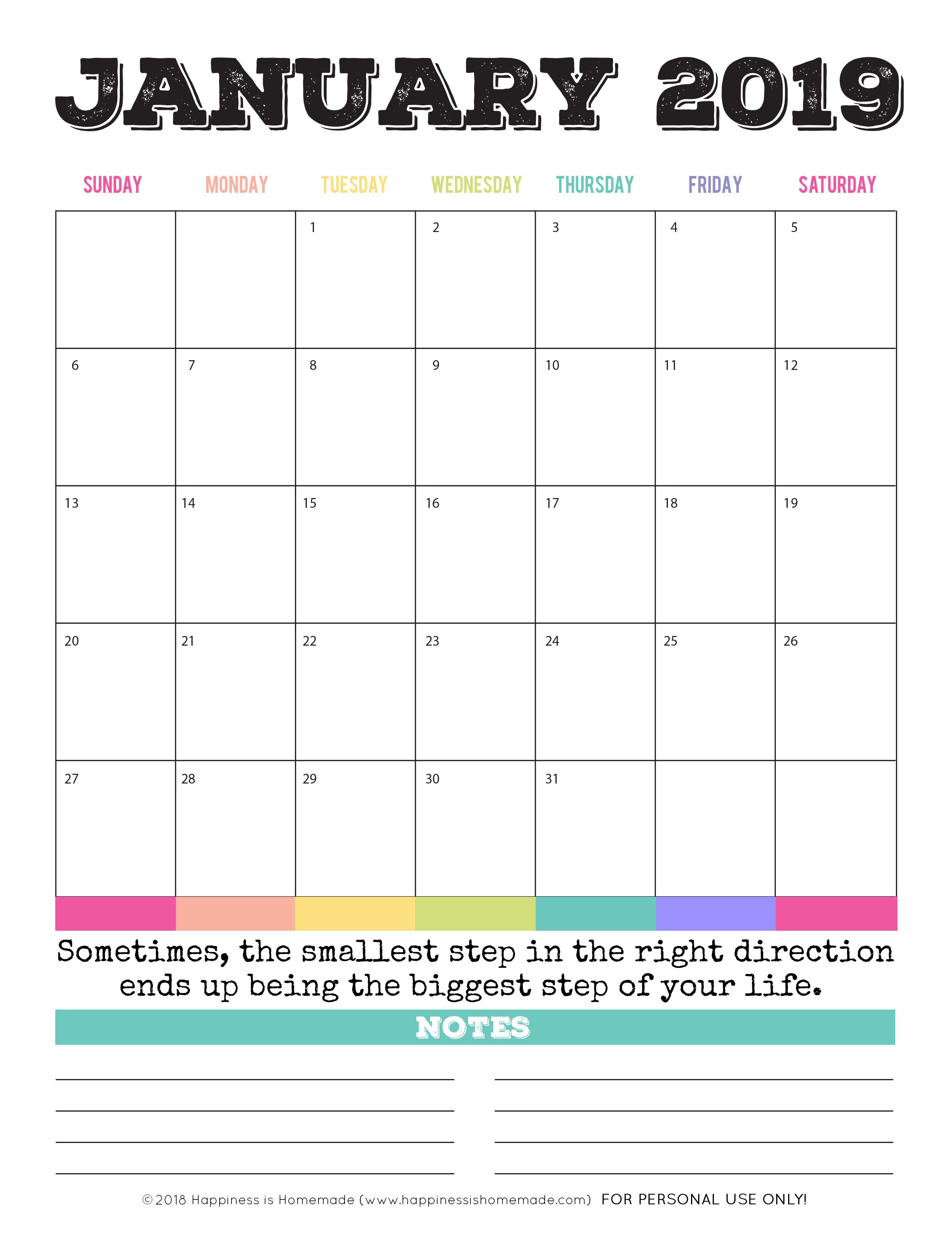 60 Blank Printable Monthly Calendars 45