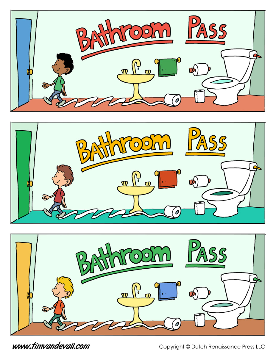 60 Free Printable Bathroom Passes Pdf 22