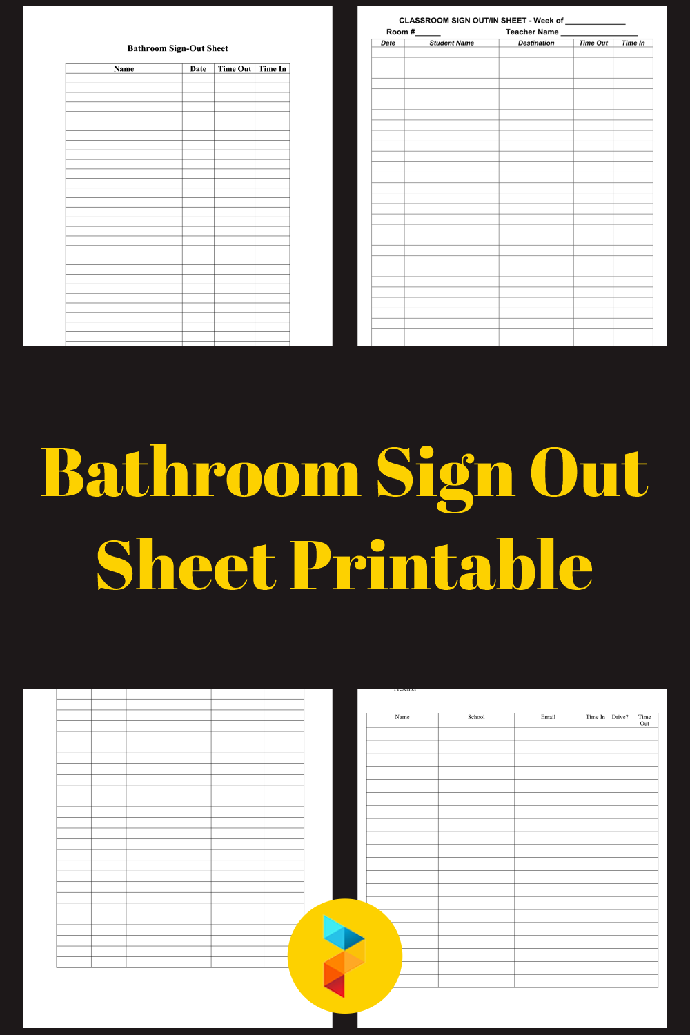 60 Free Printable Bathroom Passes Pdf 50