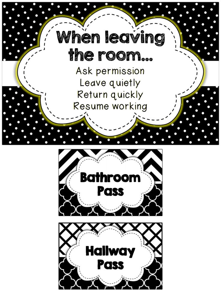 60 Free Printable Bathroom Passes Pdf 51