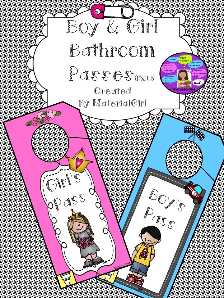 60 Free Printable Bathroom Passes Pdf 52