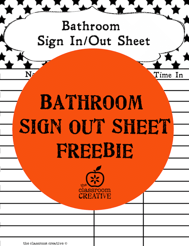 60 Free Printable Bathroom Passes Pdf 57