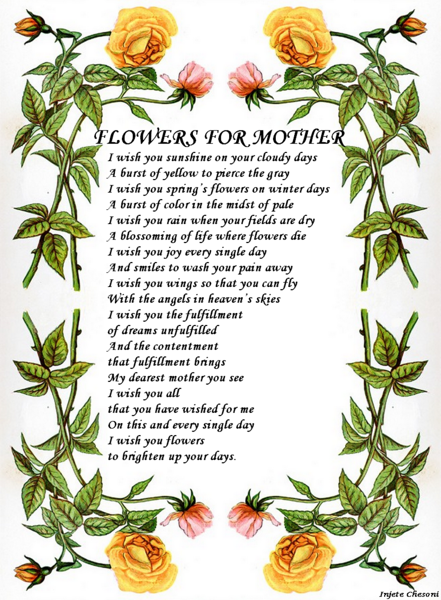 60 Mothers Day Poems Free Printables 61