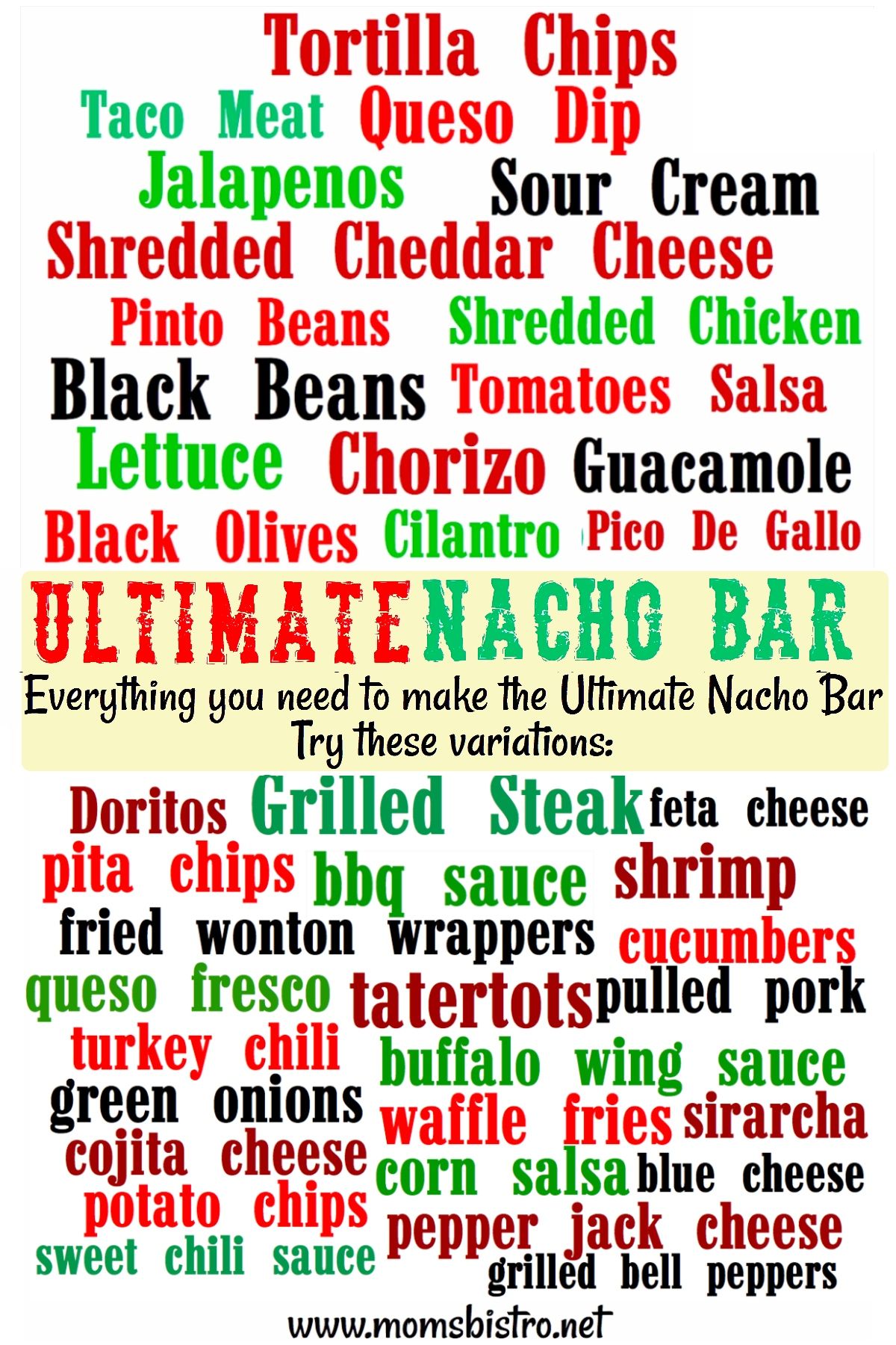 60 Nacho Bar Sign Printable 50