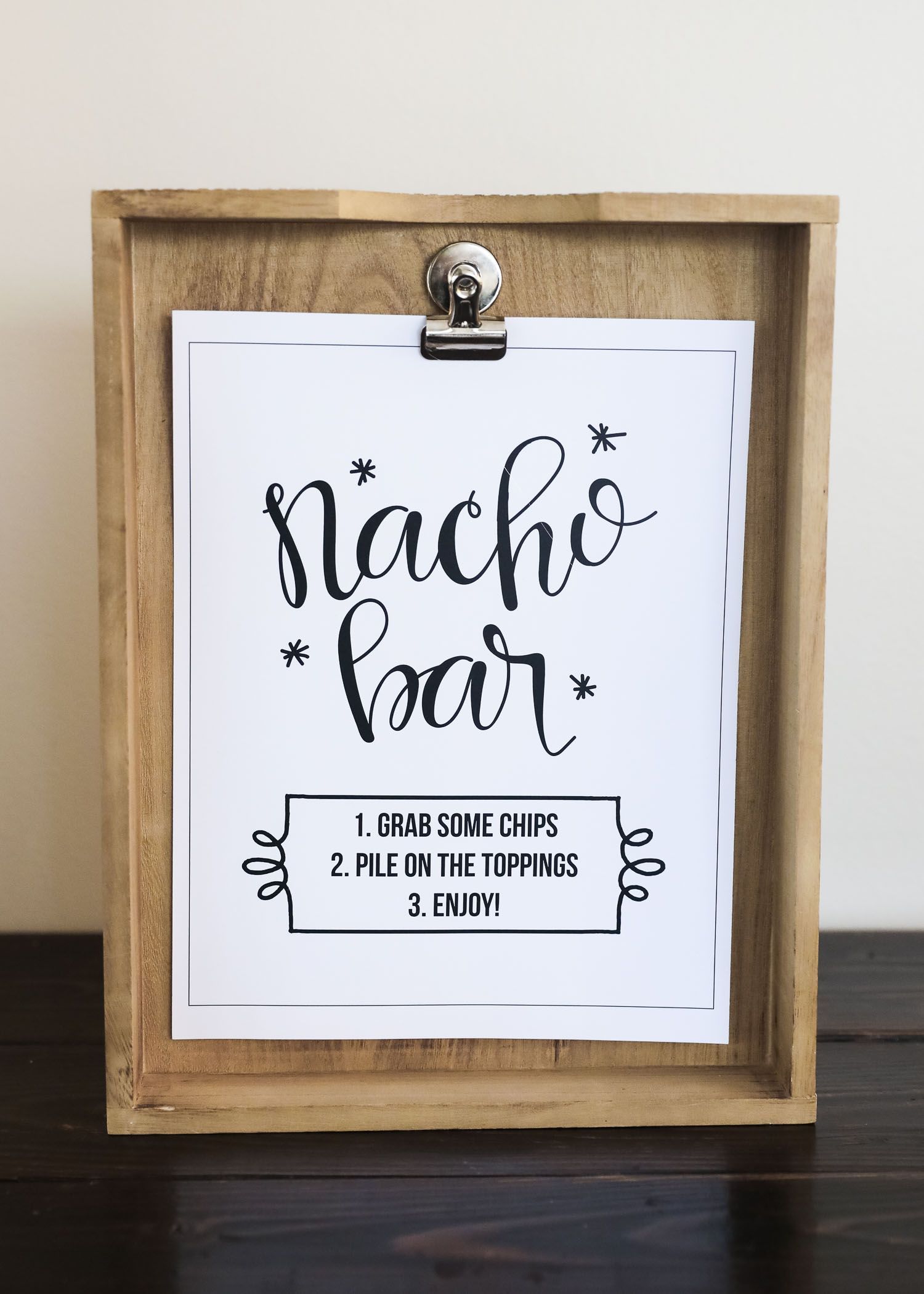 60 Nacho Bar Sign Printable 6