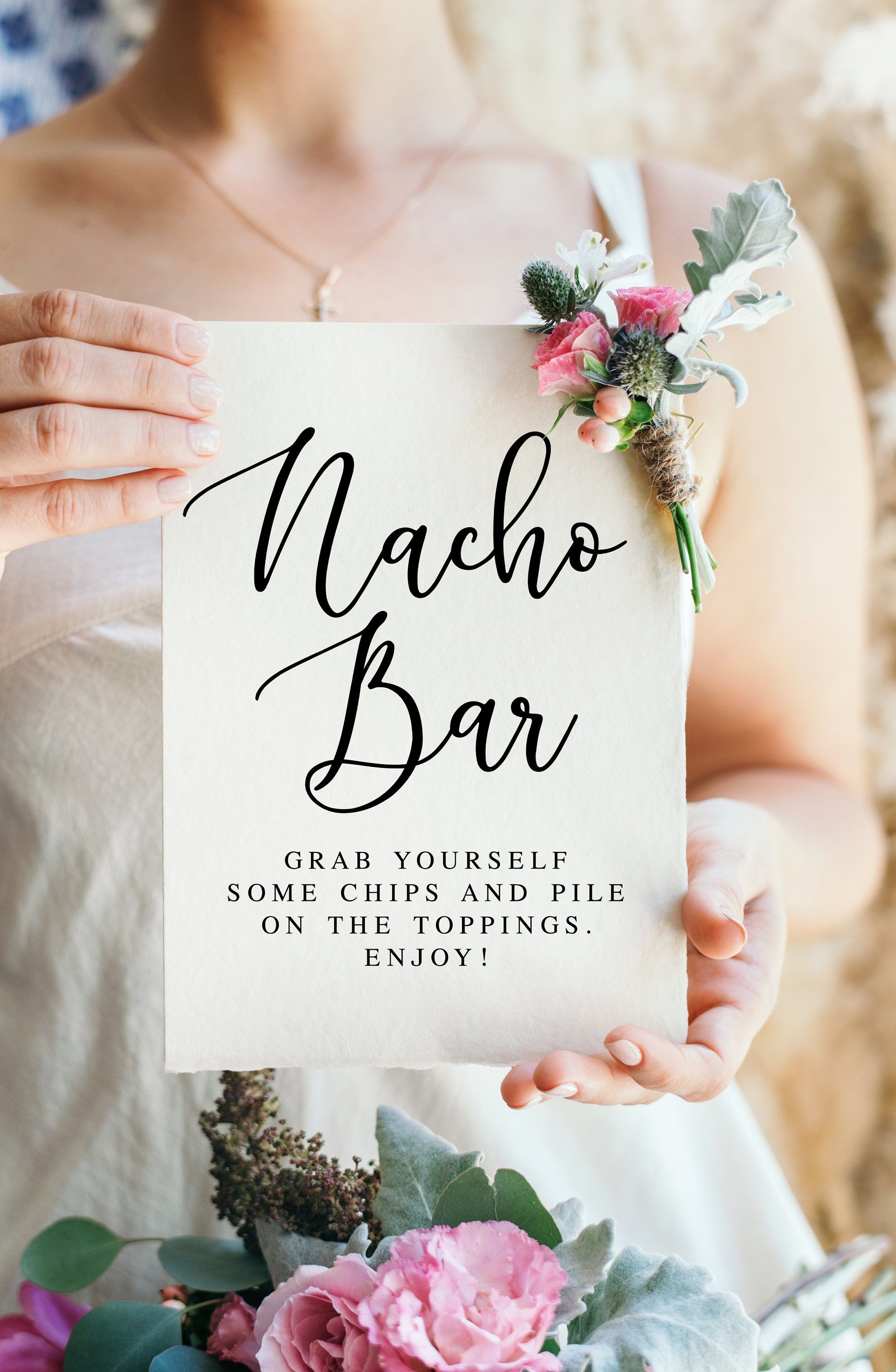 60 Nacho Bar Sign Printable 60