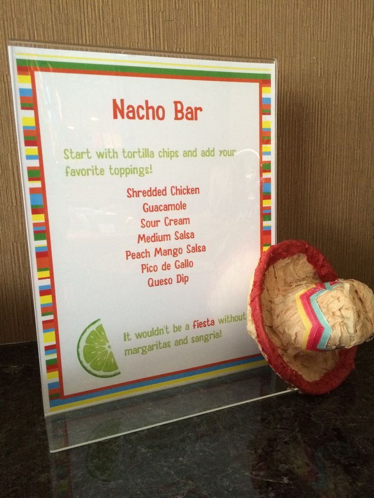 60 Nacho Bar Sign Printable 8
