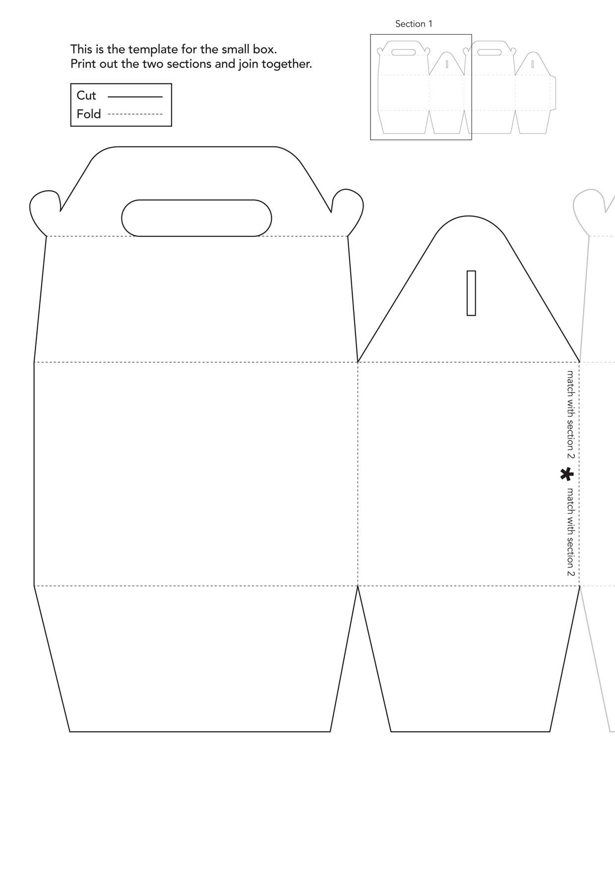 60 Paper Box Template Printable 11