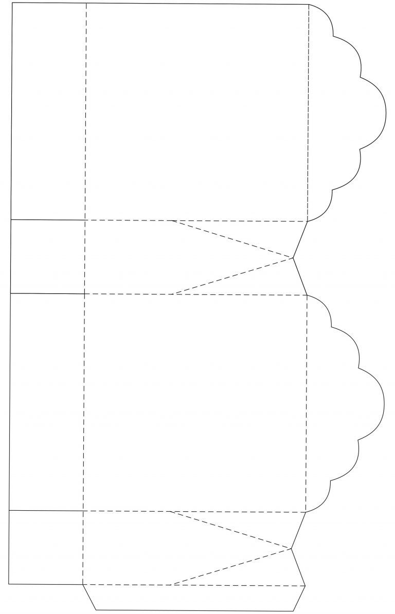 60 Paper Box Template Printable 16