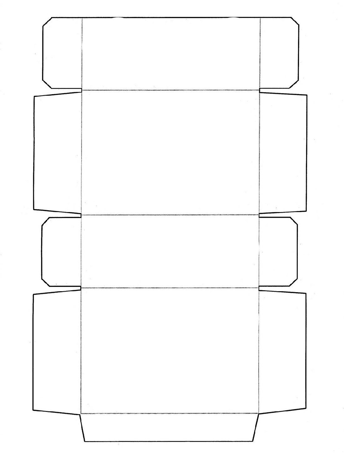 60 Paper Box Template Printable 17