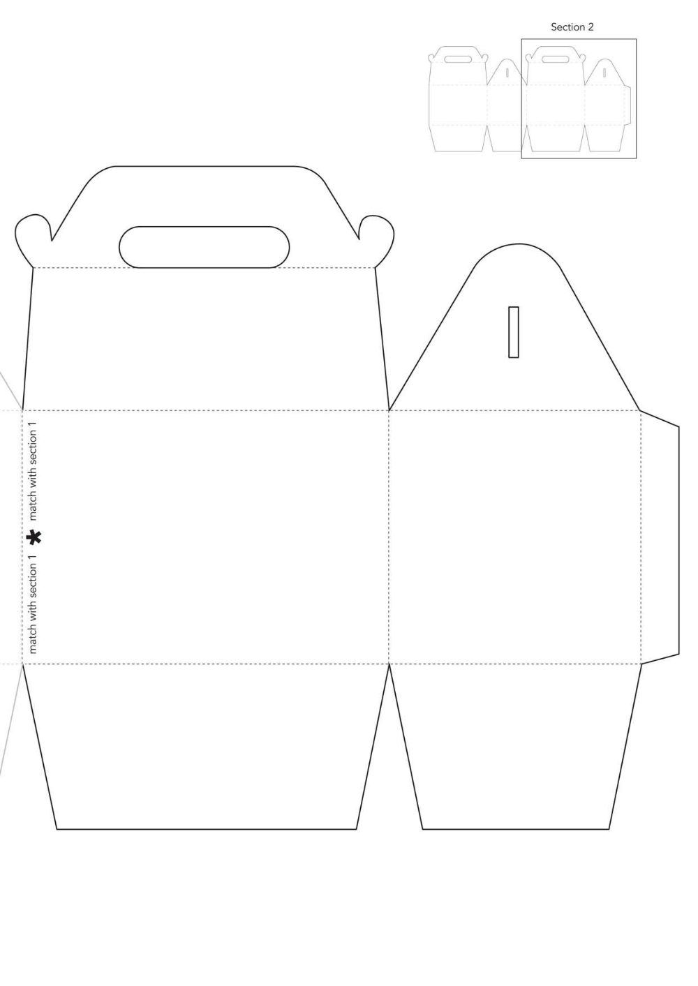 60 Paper Box Template Printable 18