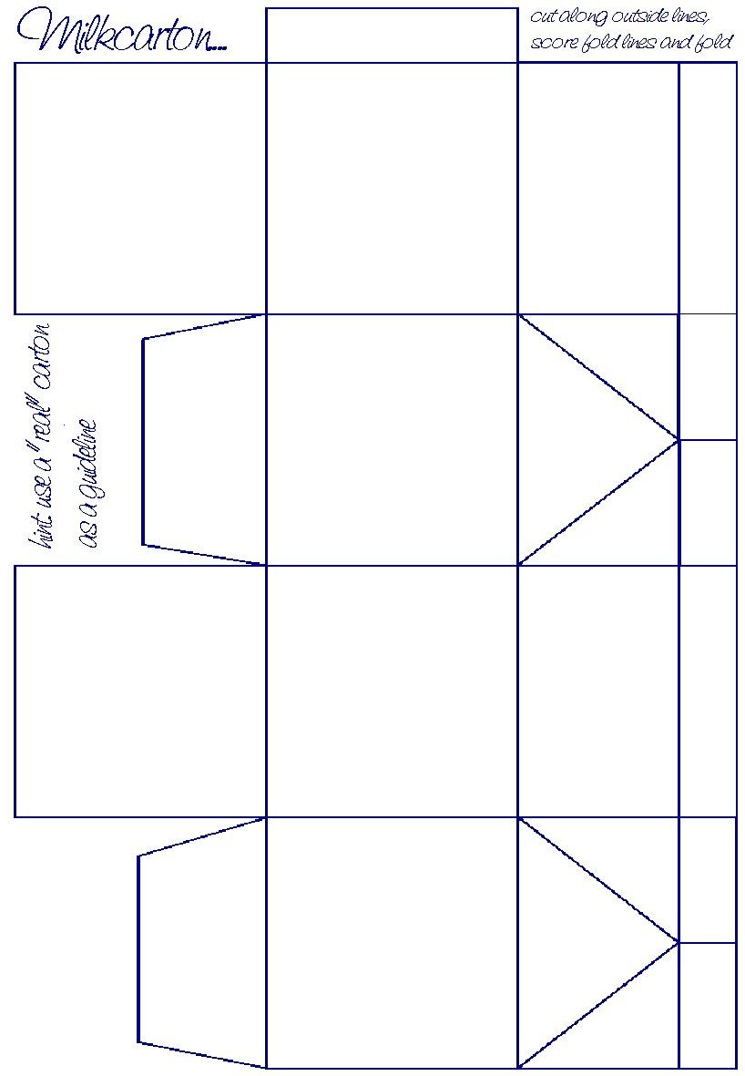 60 Paper Box Template Printable 19