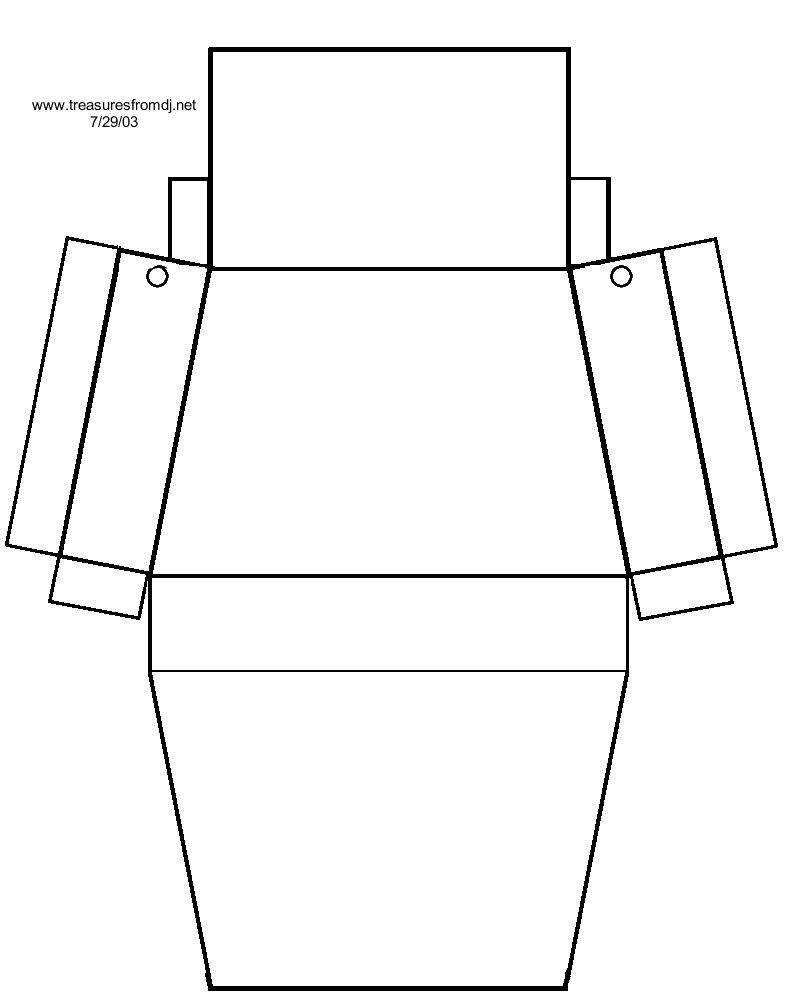 60 Paper Box Template Printable 20