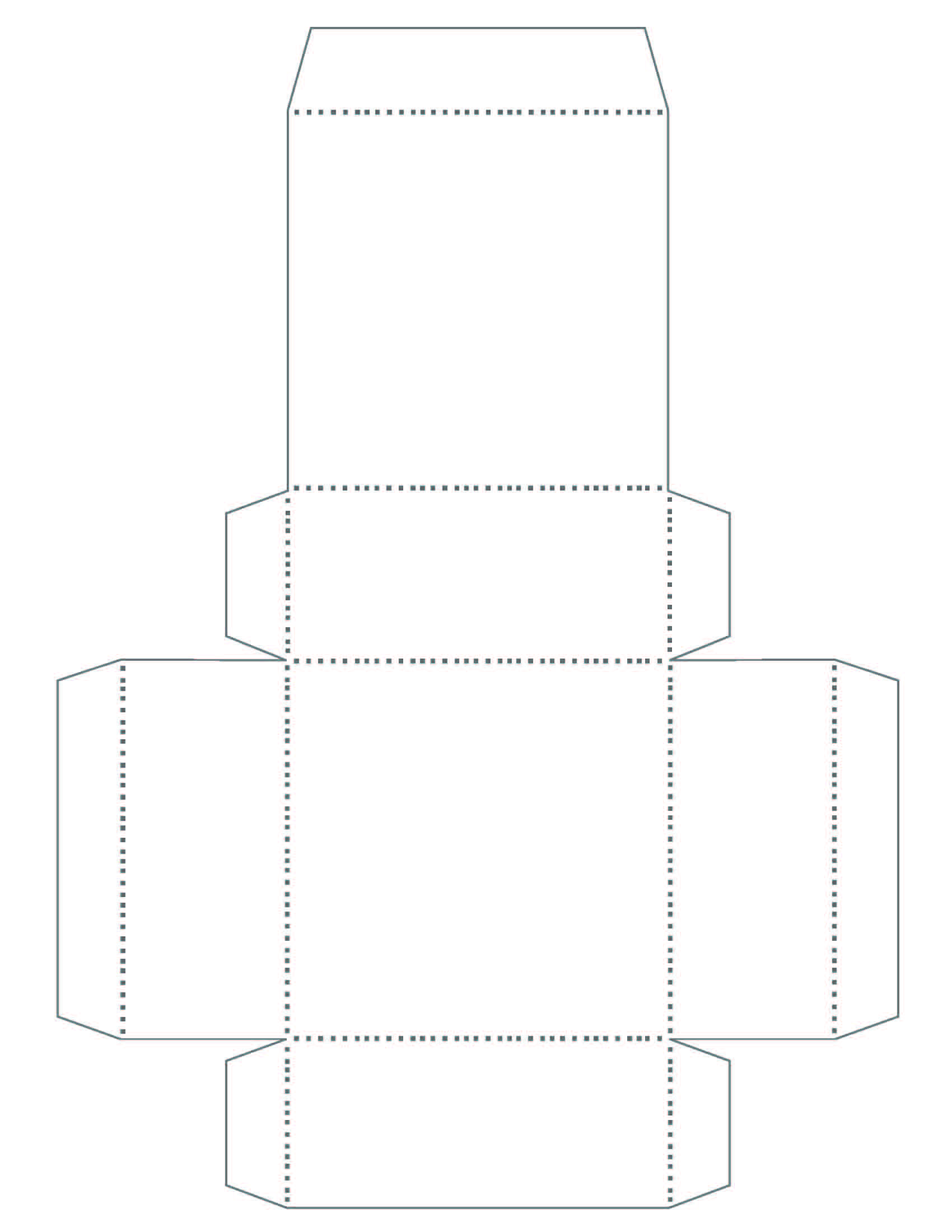 60 Paper Box Template Printable 21