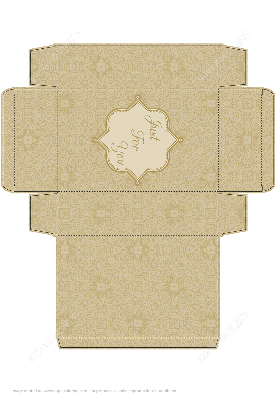 60 Paper Box Template Printable 3