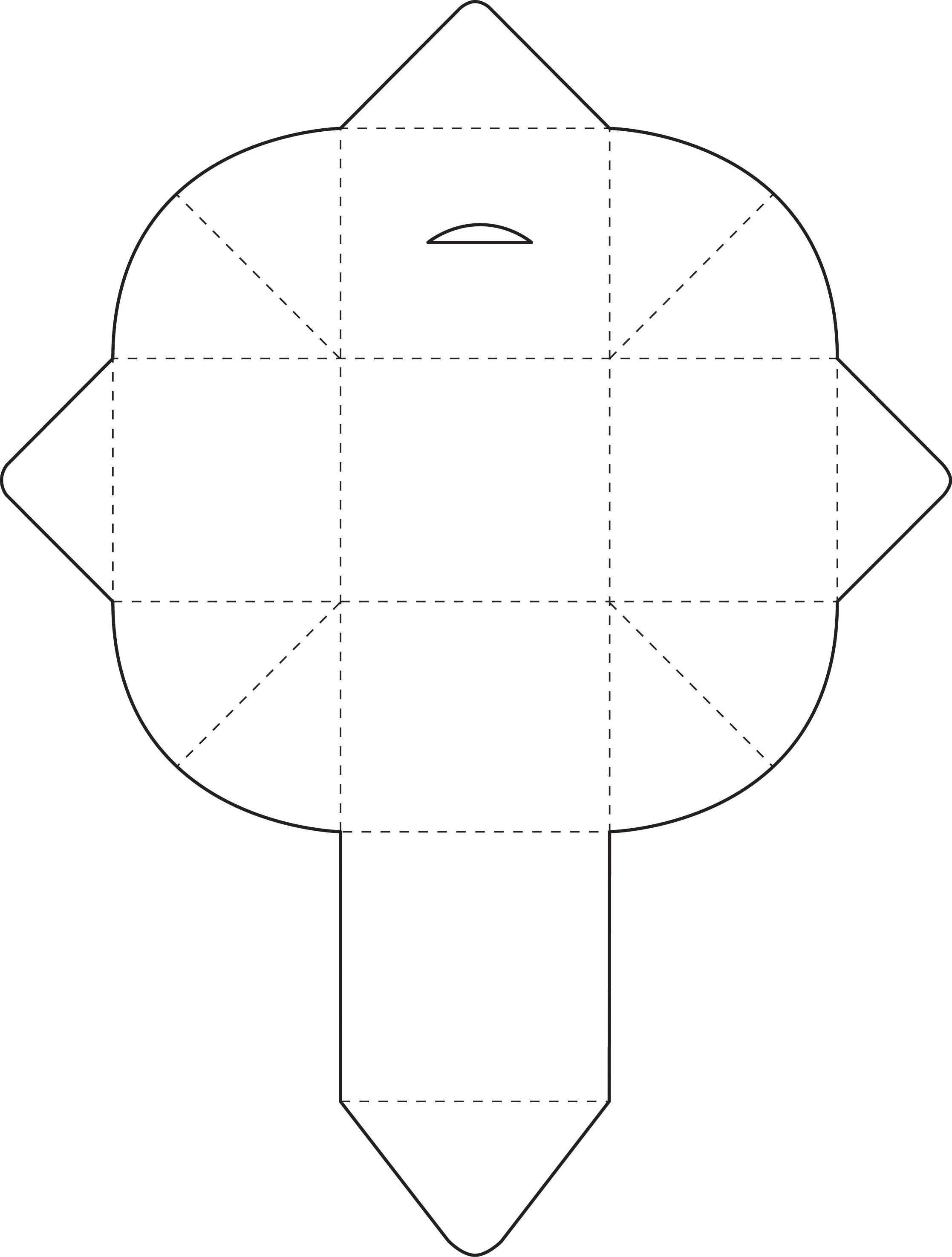 60 Paper Box Template Printable 31