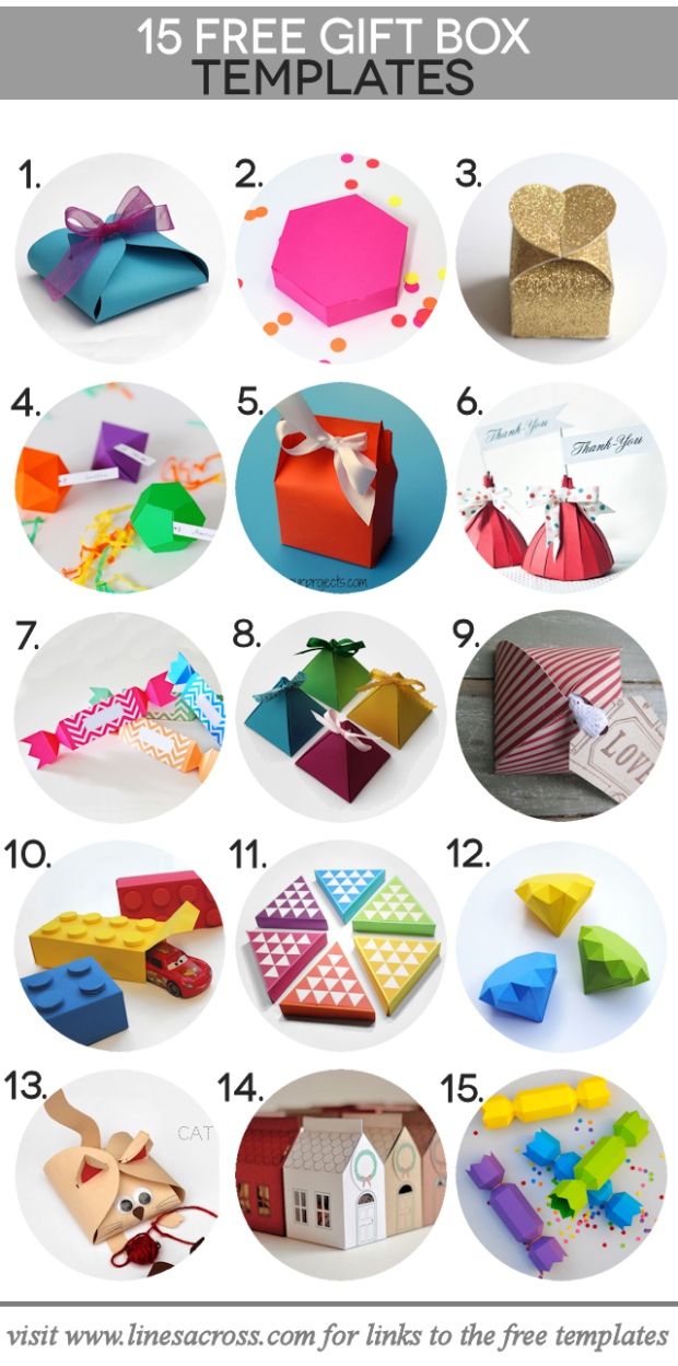 60 Paper Box Template Printable 33
