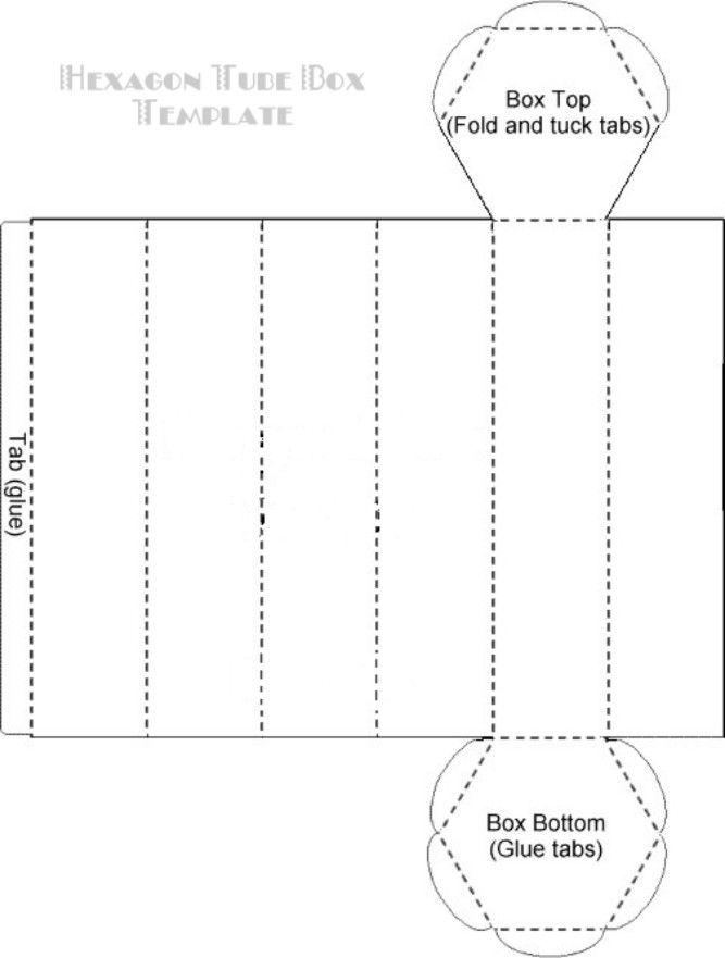 60 Paper Box Template Printable 51