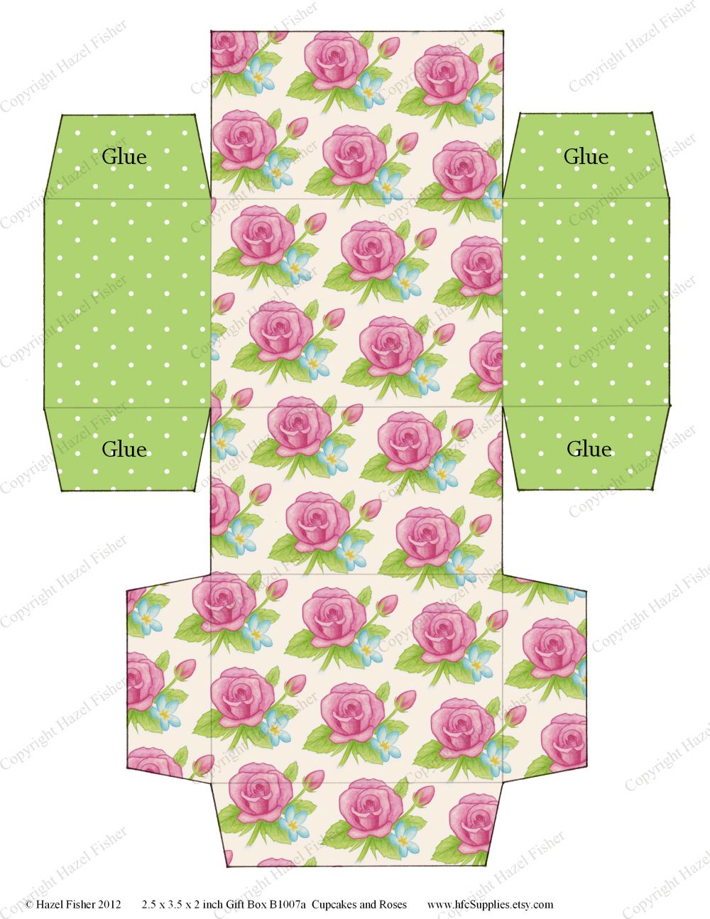 60 Paper Box Template Printable 56