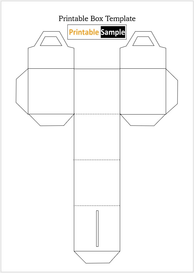 60 Paper Box Template Printable 59