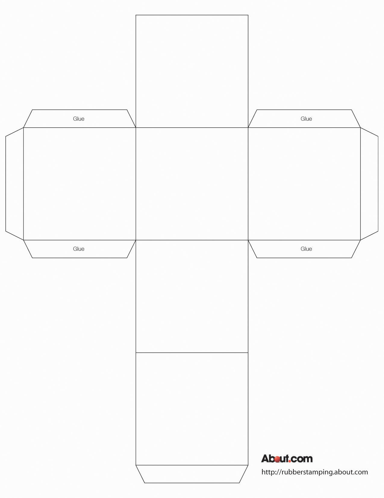 60 Paper Box Template Printable 9