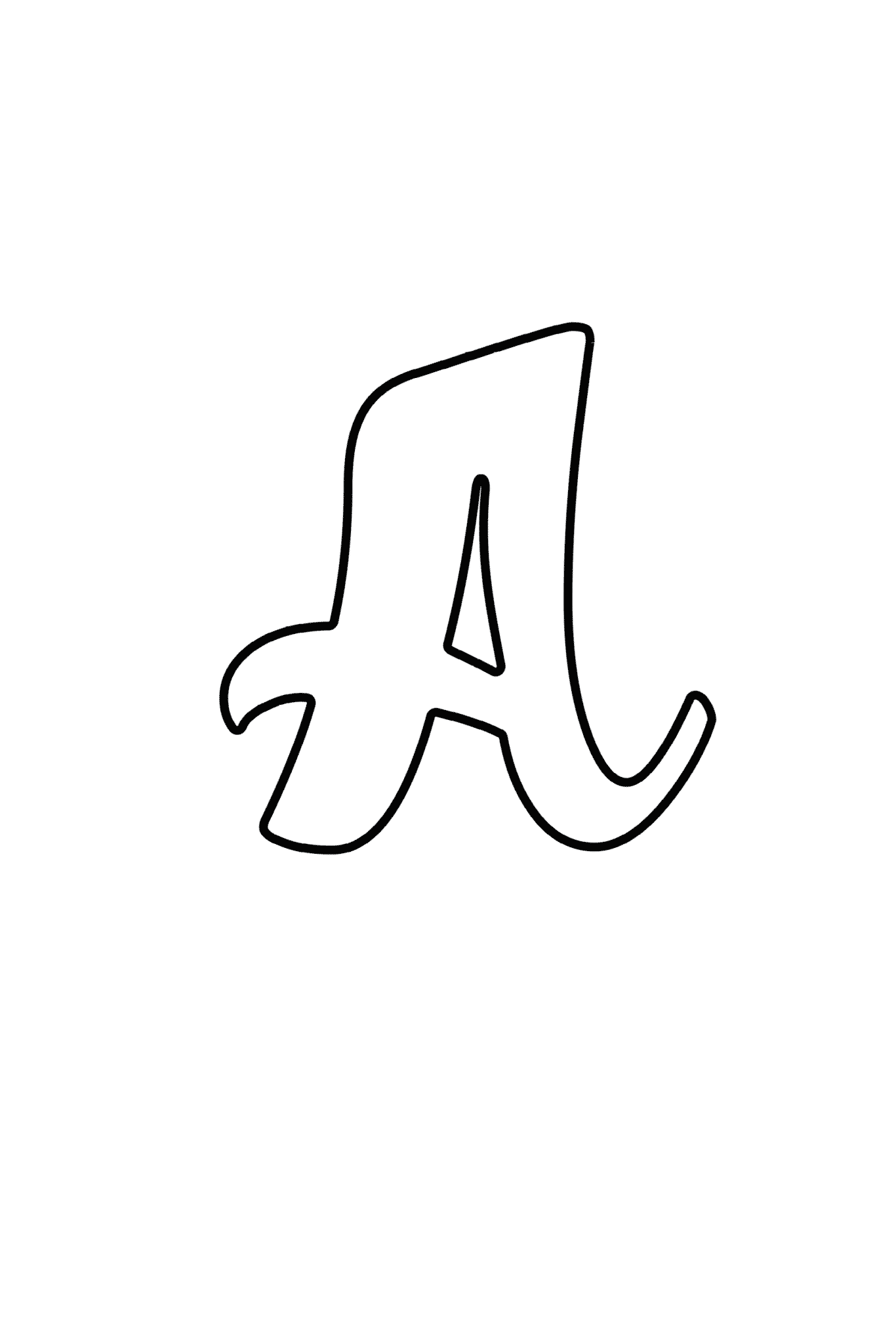 60 Printable Bubble Letters Alphabet 23