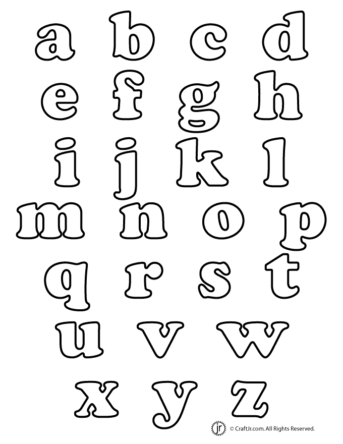 60 Printable Bubble Letters Alphabet 25