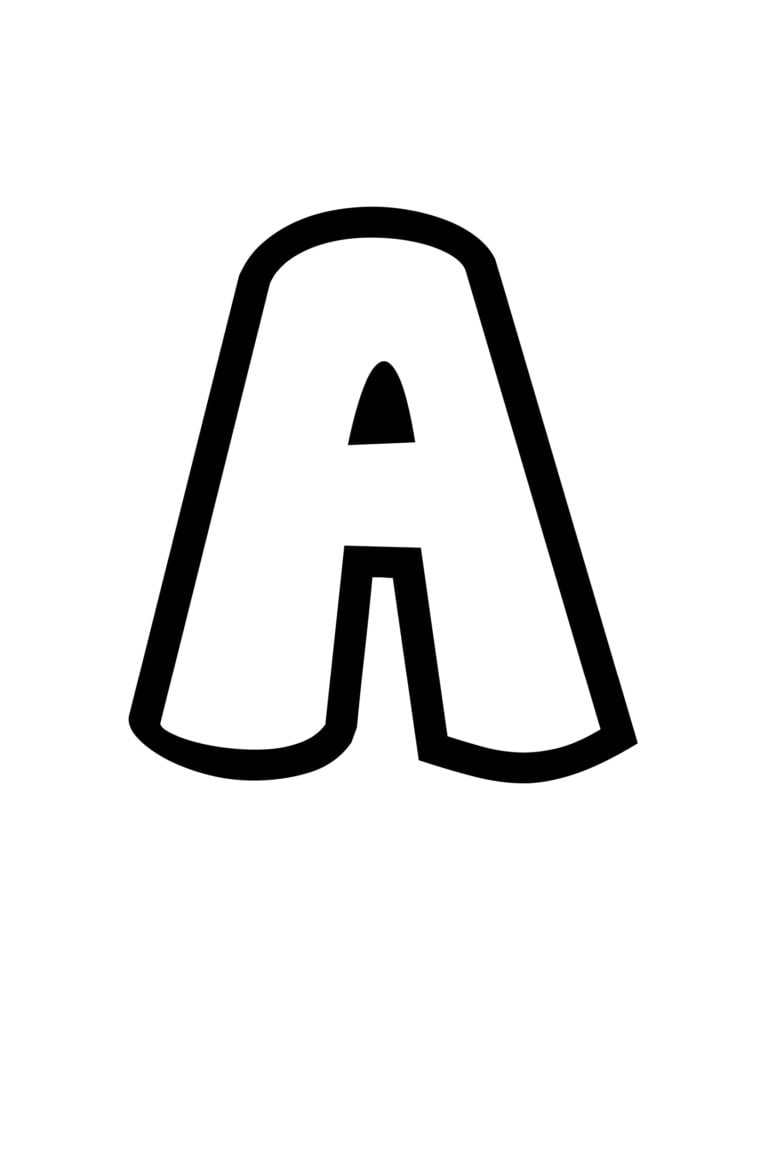 60 Printable Bubble Letters Alphabet 27
