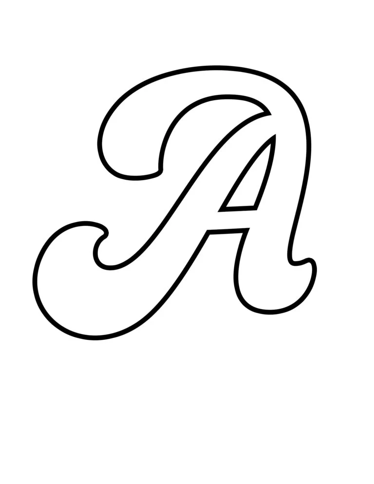 60 Printable Bubble Letters Alphabet 45