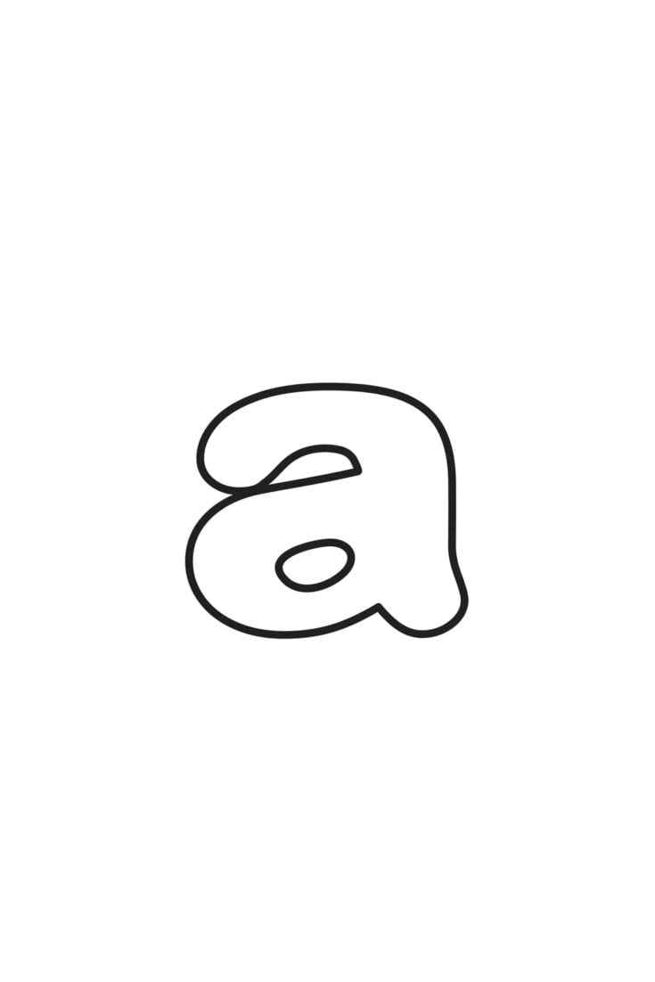 60 Printable Bubble Letters Alphabet 50